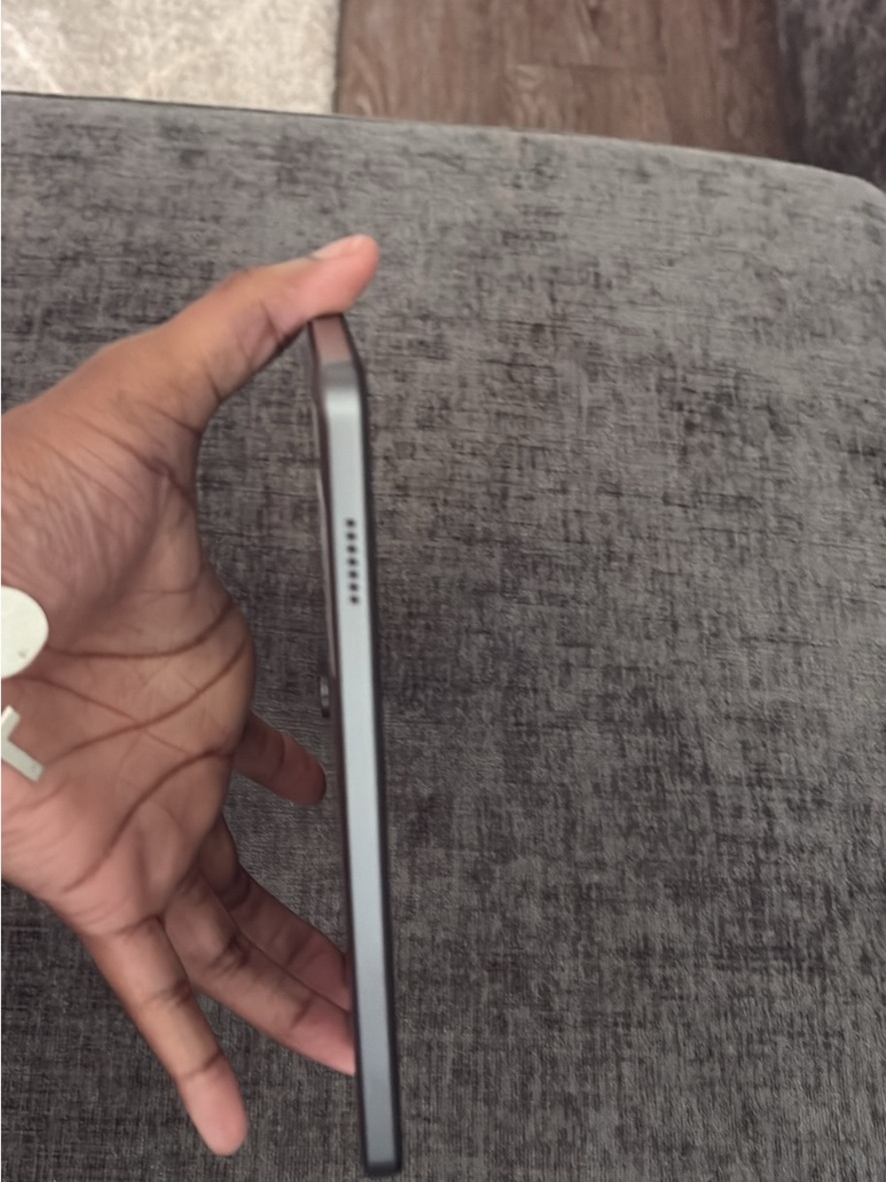 Slate Gray Tablet — Slim Metal-Edge Design